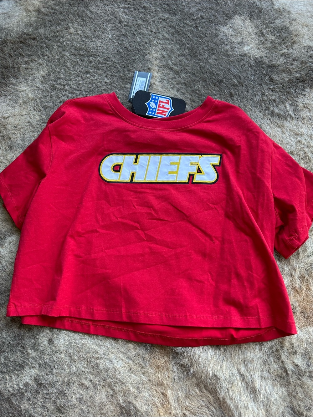 NFL Womens Chiefs Red Logo Tee